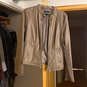 Express Faux  Leather Jacket
